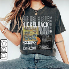 Nickelback Music Shirt, Merch Vintage Get Rollin' Tour 2023 Tickets Album Get Rollin Graphic Tee 90s Y2K Gift For Fan (Classic Version) - Shirt King