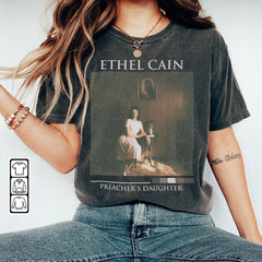 Ethel Cain Music Shirt, Preacher's Daughter Album Merch 3, Ethel Cain Sun Bleached Inspired Bootleg 90s Vintage Graphic Unisex Gift M607T (Classic Version) - Shirt King