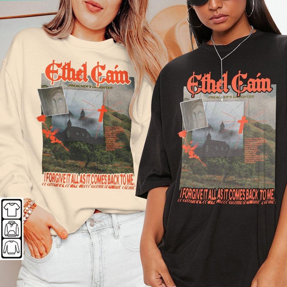 Ethel Cain Music Shirt, Preacher's Daughter Album Merch 8, Ethel Cain Sun Bleached Inspired Bootleg 90s Vintage Graphic Unisex Gift M607T (Classic Version) - Shirt King