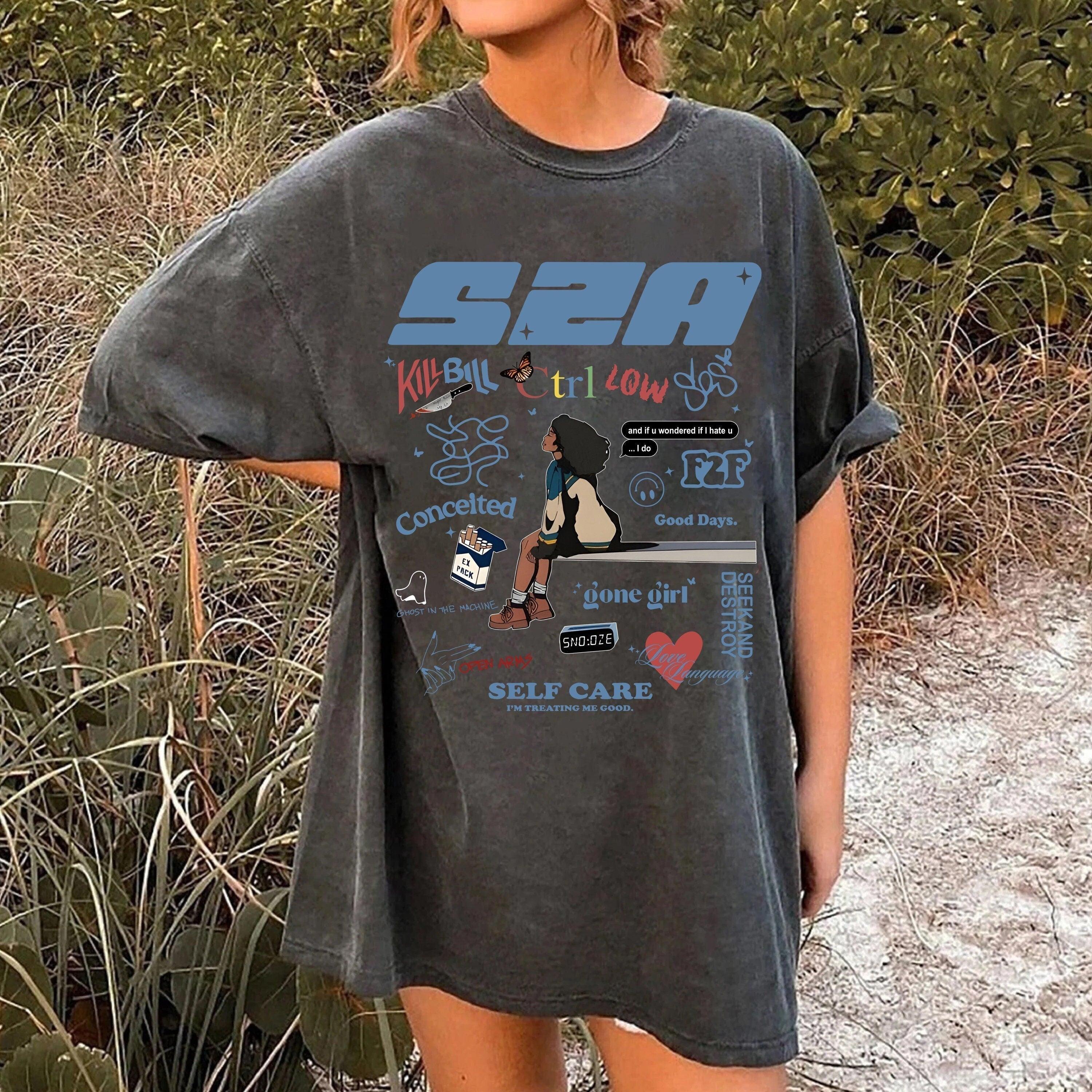 Sza SOS Shirt, Vintage Sza Shirt, Sza Good Days Shirt, SOS Tour 2023 Shirt, Sza Bootleg 90s T-Shirt, Kill Bill Tee,Sza Merch,Sza Graphic Tee (Classic Version) - Shirt King