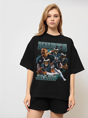 Jalen Hurts Shirt, Jalen Hurts Vintage 90s Shirt, Quarterback Homage Retro Classic Graphic Tee Bootleg Best Seller Unisex Sport Sweatshirt (Classic Version) - Shirt King