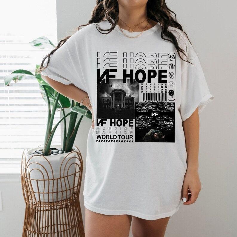 Vintage NF Rapper T-Shirt, Hope Album Shirt, NF Hope Shirt, NF Tour Shirt, 90s Bootleg Tee, Rapper Fan Shirt, 2023 Concert Shirt For Fan (Classic Version) - Shirt King