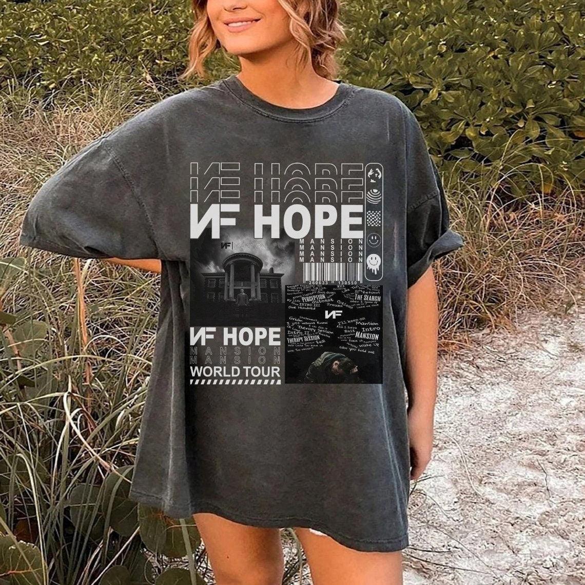 Vintage NF Rapper T-Shirt, Hope Album Shirt, NF Hope Shirt, NF Tour Shirt, 90s Bootleg Tee, Rapper Fan Shirt, 2023 Concert Shirt For Fan (Classic Version) - Shirt King