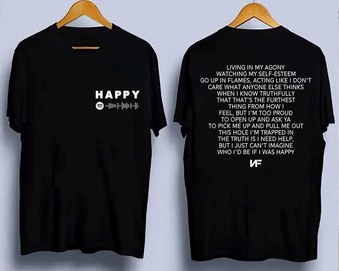 NF Shirt, NF Happy Shirt, NF Rapper Music Shirt, Nf Merch, Nf Tour (Classic Version) - Shirt King