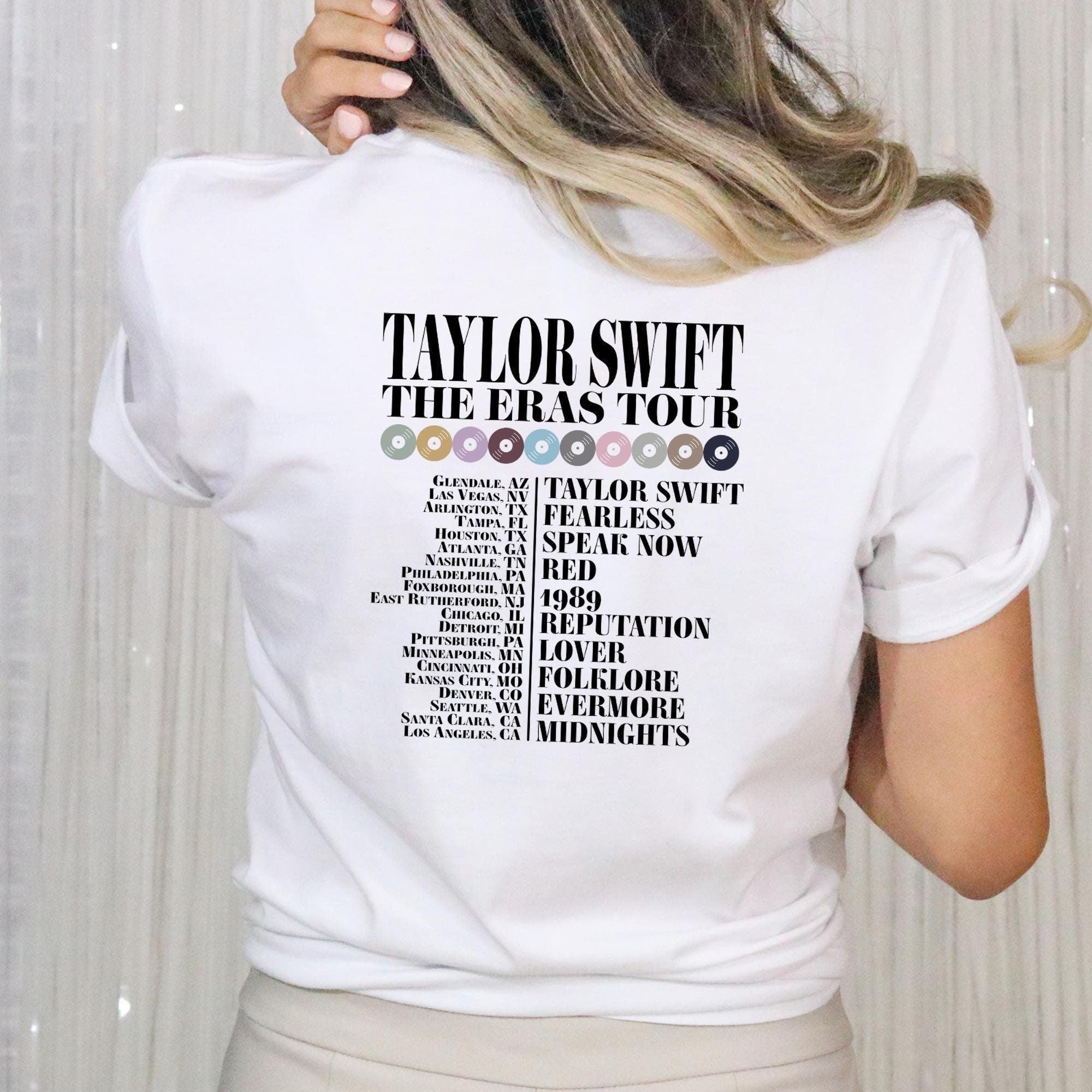 Taylor Swift Eras Tour T-Shirt, Swiftie Eras Shirt, Taylor Shirt, Swift Girls Graphic, Album Tee, Taylor Shirt, Taylor Swift Fan Shirt (Classic Version) - Shirt King