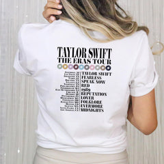 Taylor Swift Eras Tour T-Shirt, Swiftie Eras Shirt, Taylor Shirt, Swift Girls Graphic, Album Tee, Taylor Shirt, Taylor Swift Fan Shirt (Classic Version) - Shirt King