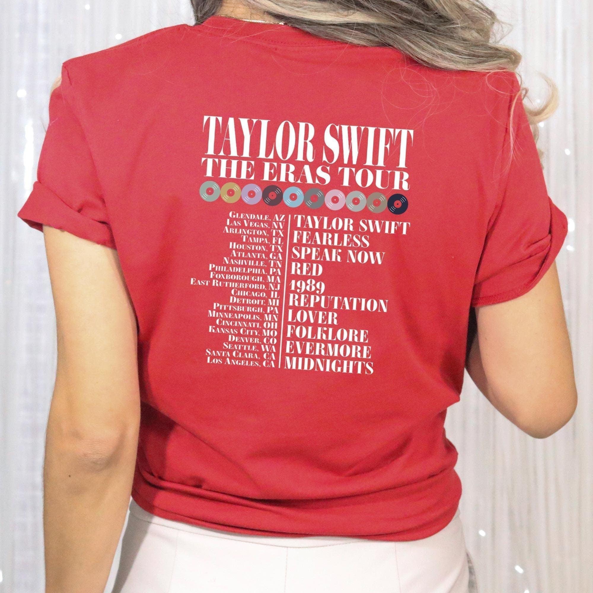 Taylor Swift Eras Tour T-Shirt, Swiftie Eras Shirt, Taylor Shirt, Swift Girls Graphic, Album Tee, Taylor Shirt, Taylor Swift Fan Shirt (Classic Version) - Shirt King