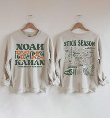 Vintage 2 Sides Stick Season Tour 2023 Sweatshirt, Noah Kahan Stick Season Tour 2023 Sweater, Kahan Folk Pop Music, Country Music Shirt