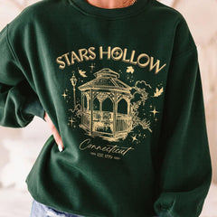 Stars Hollow Connecticut Crewneck, Cozy Fall Sweatshirt, Gilmore Girls Shirt, Retro Stars Hollow Sweater (Classic Version) - Shirt King