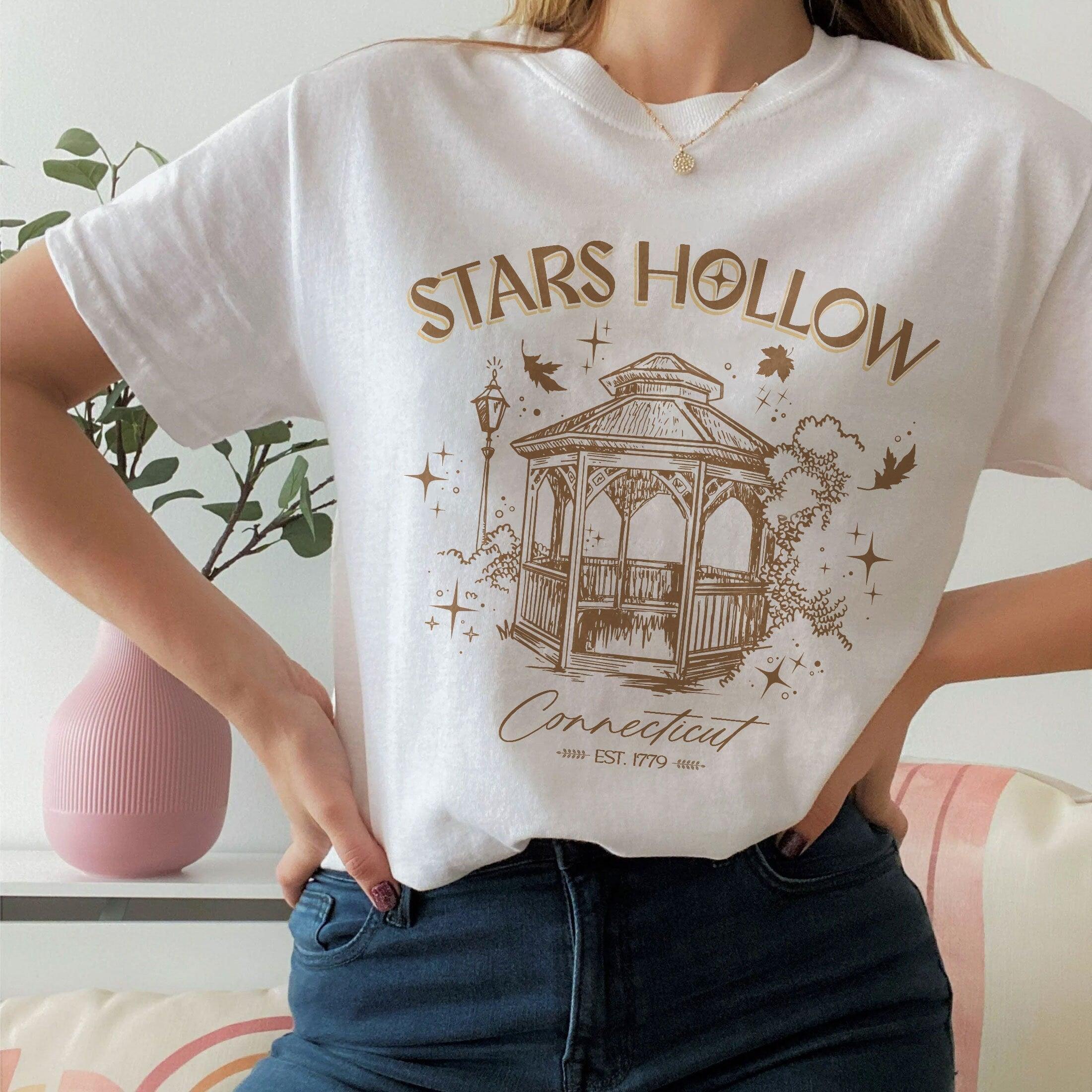 Stars Hollow Connecticut Crewneck, Cozy Fall Sweatshirt, Gilmore Girls Shirt, Retro Stars Hollow Sweater (Classic Version) - Shirt King