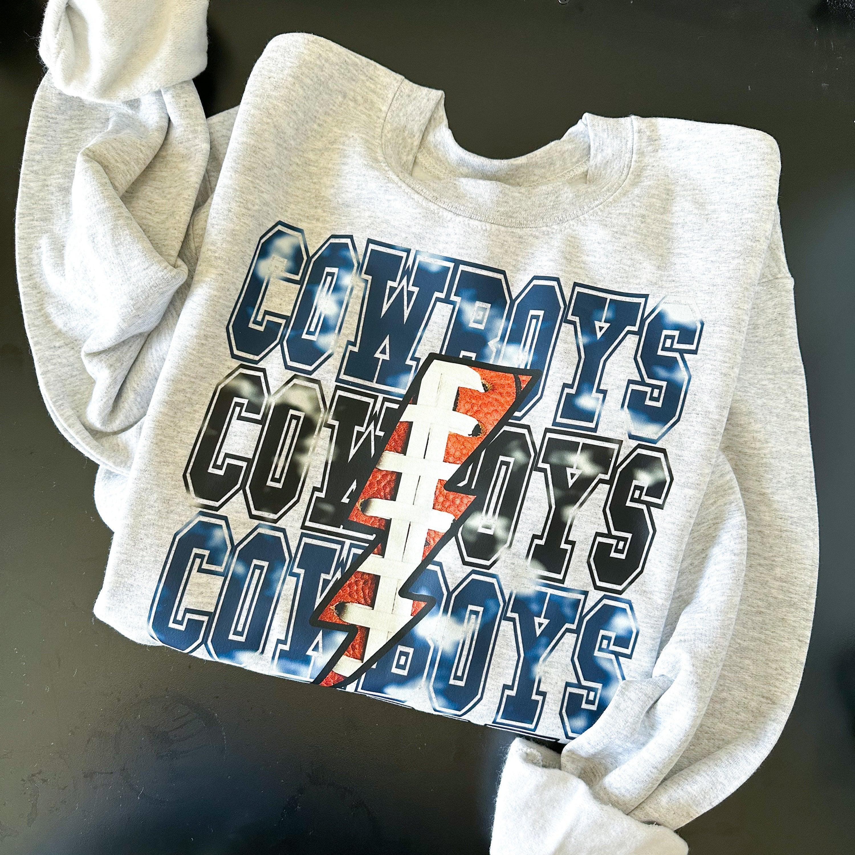 Cowboys Lightening Bolt Pullover / Dallas Cowboys Pullover (Classic Version) - Shirt King