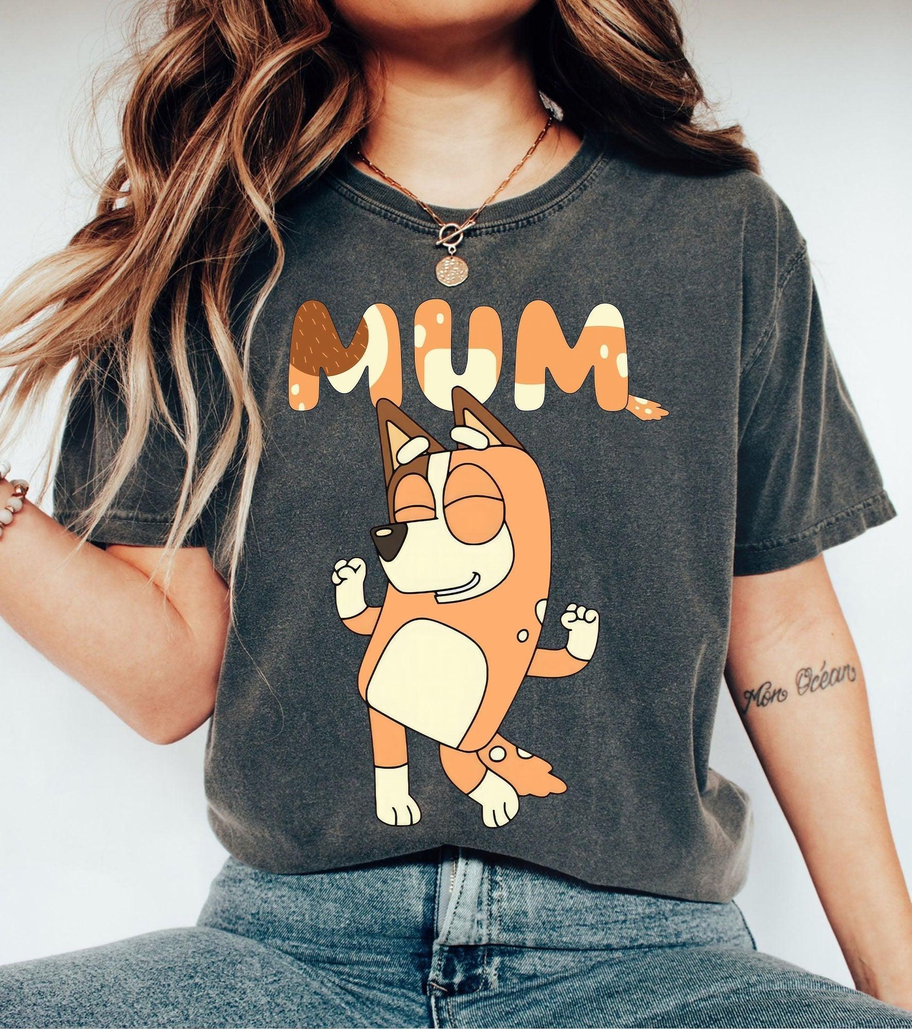 Retro Rad Mom Bluey Shirt, Sweatshirt, Retro Chilli Heeler Shirt, Mom Bluey Shirt, Mom Shirt, Mama Shirt, Chilli Heeler, Bluey Family Shirt (Classic Version) - Shirt King