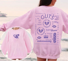 Olivia Guts Shirt, Album Tracklist Tee, Ol.iv.ia R.od.ri.go Merch, Olivia Guts Tour Track List Aesthetic Sweatshirt, Teenager Girl Gifts (Classic Version) - Shirt King