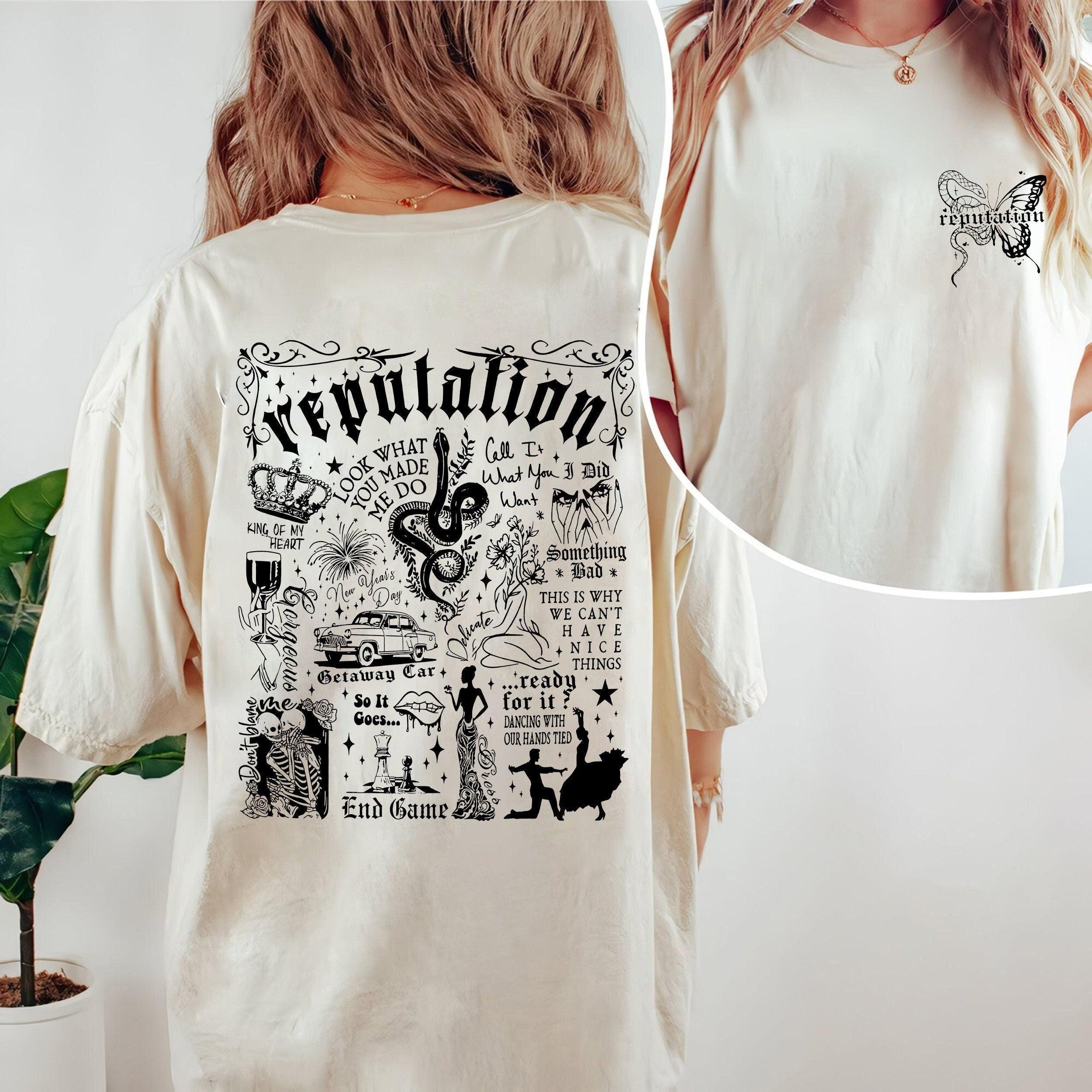 Vintage Reputation Snake Taylor 2 Sided Shirt, Reputation Snake Shirt, Reputation Albumn Shirt, Rep Shirt, Shirt For Fan (Classic Version) - Shirt King