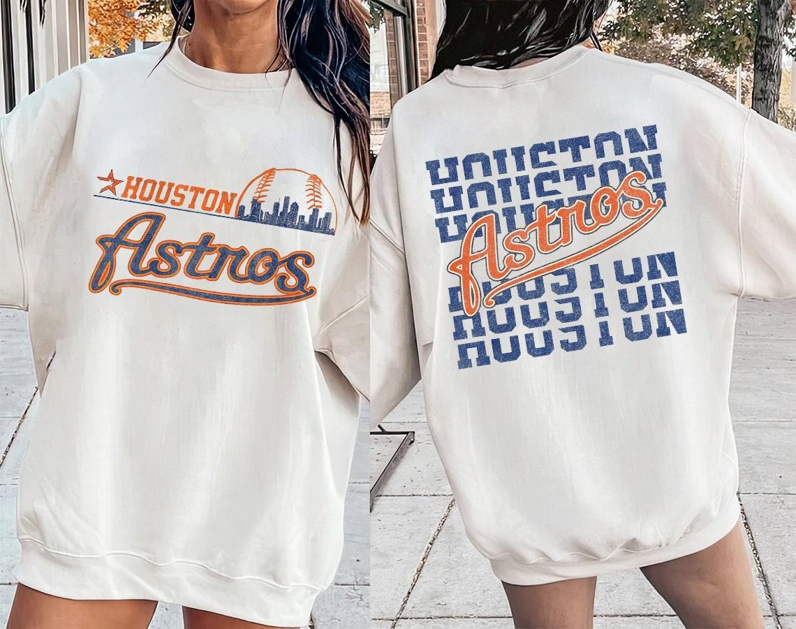 Vintage Houston Baseball Shirt | 1962 Astro Shirt, World Series Shirt, Space City Shirt, Go Stros, Vintage Inspired Astro Throwback, (Classic Version) - Shirt King