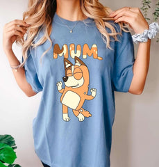 Retro Mom Bluey Shirt, Retro Chilli Heeler Shirt, Bluey Mum Shirt, Bluey Mom Shirt, Mama Shirt, Chilli Heeler, Bluey Family Shirt (Classic Version) - Shirt King