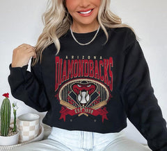 Vintage Arizona Diamondback Crewneck Sweatshirt / TShirt, Diamondbacks EST 1998 Sweatshirt, Arizona Baseball Shirt, Retro Diamondbacks Shirt (Classic Version) - Shirt King