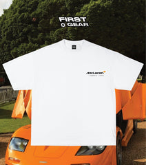 McLaren F1 Racing T-Shirt  - Original Art Car Shirt Poster Type Design for Birthday / Gifts For Car Guys / Gift for Dad