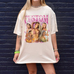 Custom Your Own Bootleg Tee, Retro Custom Bootleg Rap Tee, Custom Bootleg, Custom Your Photo, Insert Your Design, Vintage Graphic 90s Tshirt