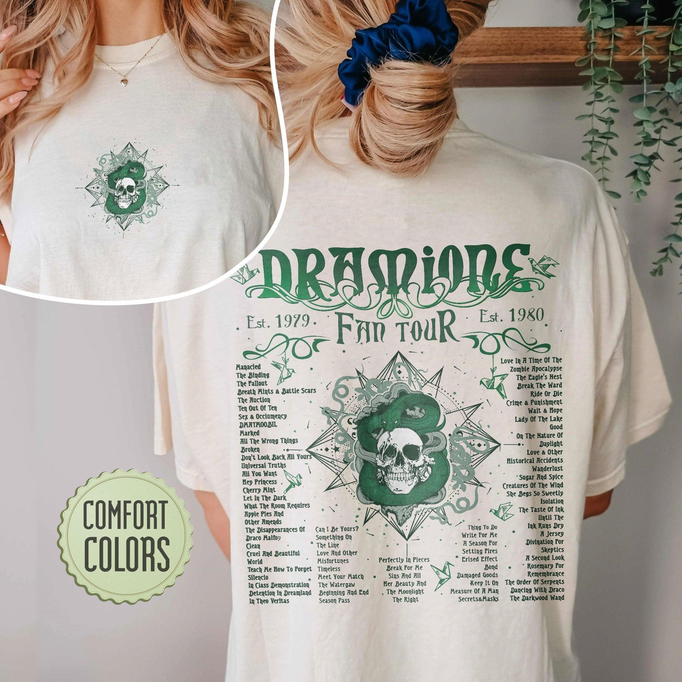 Dramione Fanfiction Comfort Colors Shirt, Dramione Tour Shirts, Draco Manacled Inspired, HP Wizard Merch, Bookish Gift, Dark Academia Tee