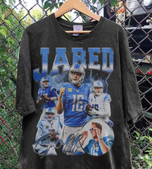 Vintage Jared Goff Shirt,Vintage Oversized Sport Tee, Retro American Football Bootleg Gift,Football Shirt,Football Fan Gift