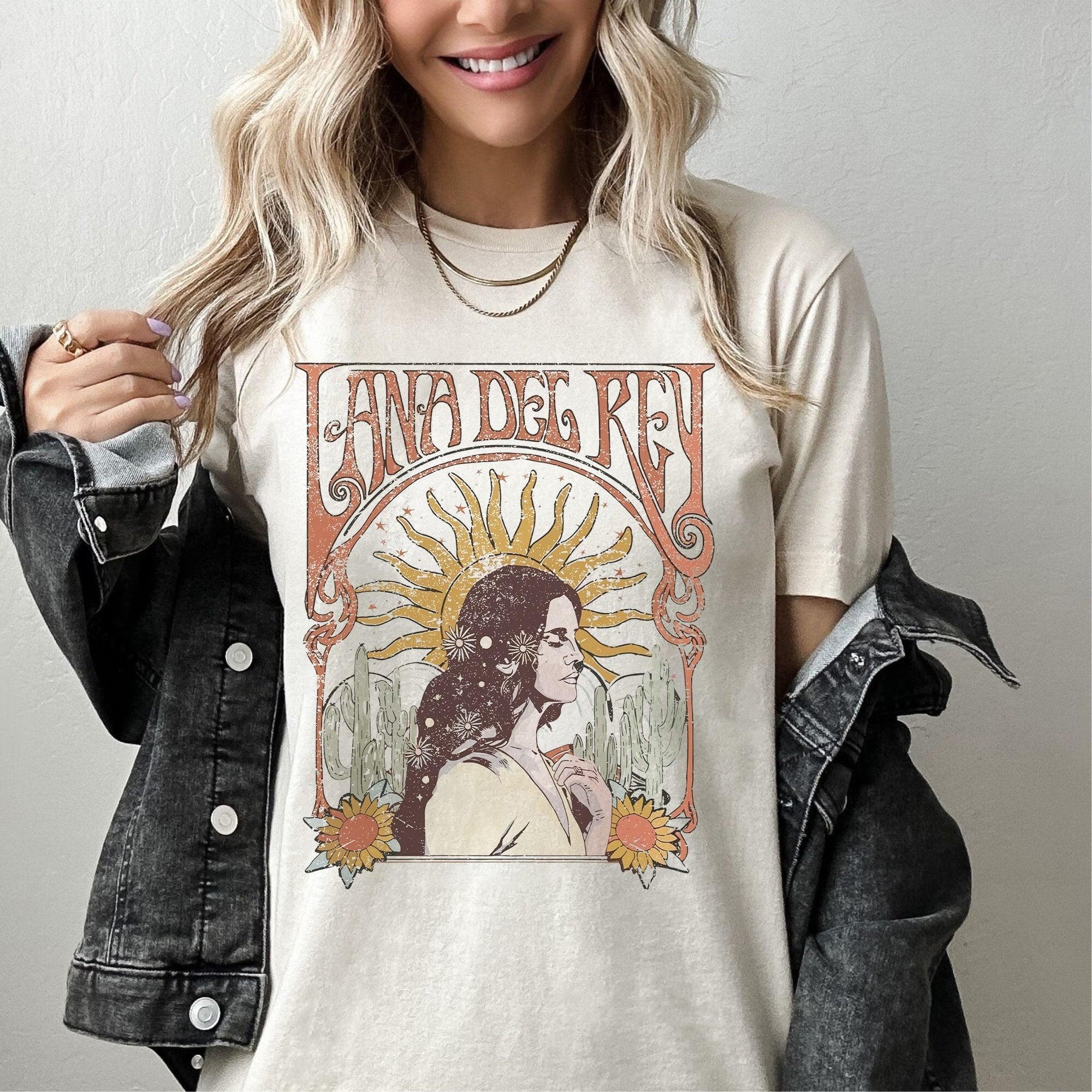 Lana Del Rey Vintage Shirt - Music Tour 2023 Exclusive Tee, Retro Inspired Lana Del Rey Merch, Perfect Fan Gift