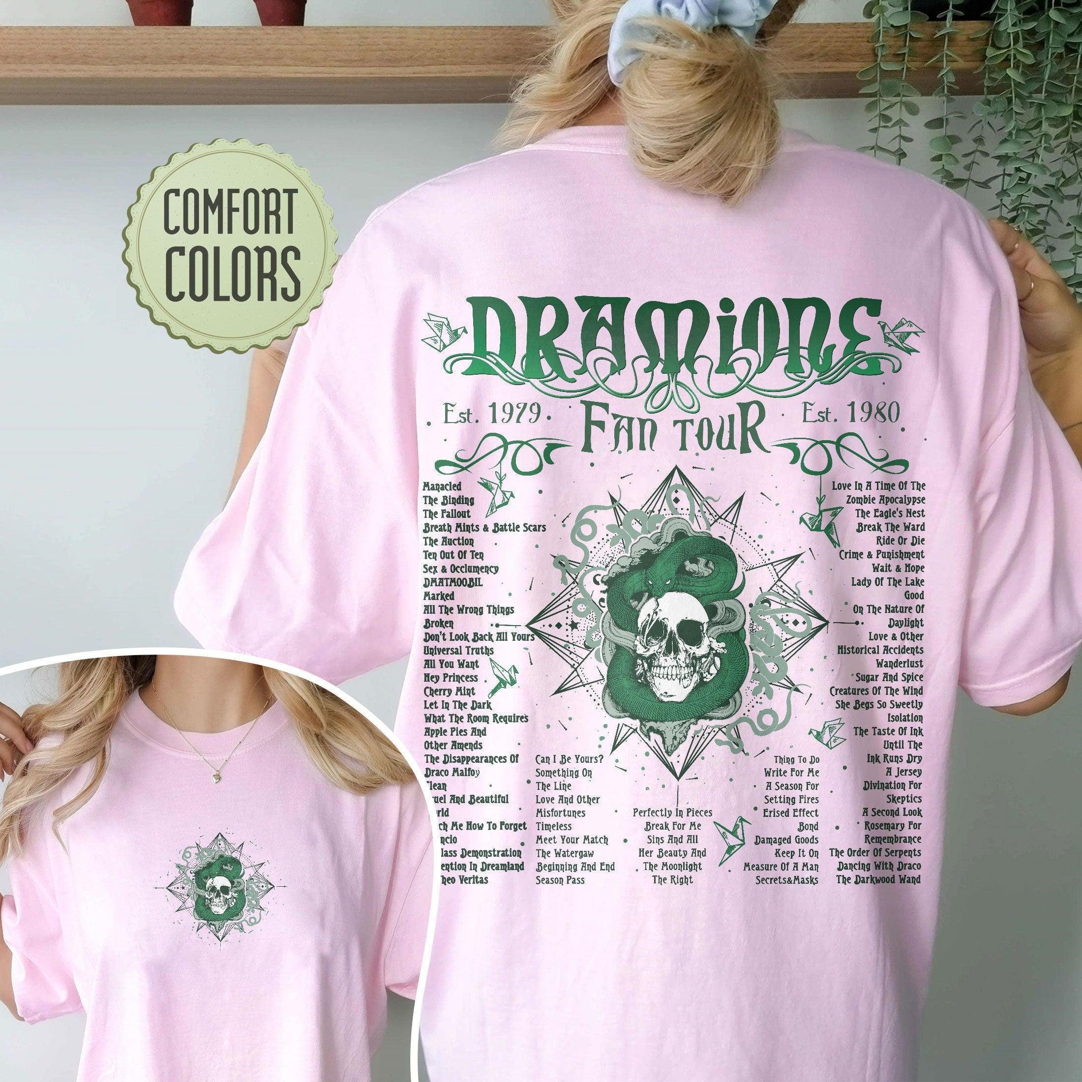 Dramione Fanfiction Comfort Colors Shirt, Dramione Tour Shirts, Draco Manacled Inspired, HP Wizard Merch, Bookish Gift, Dark Academia Tee