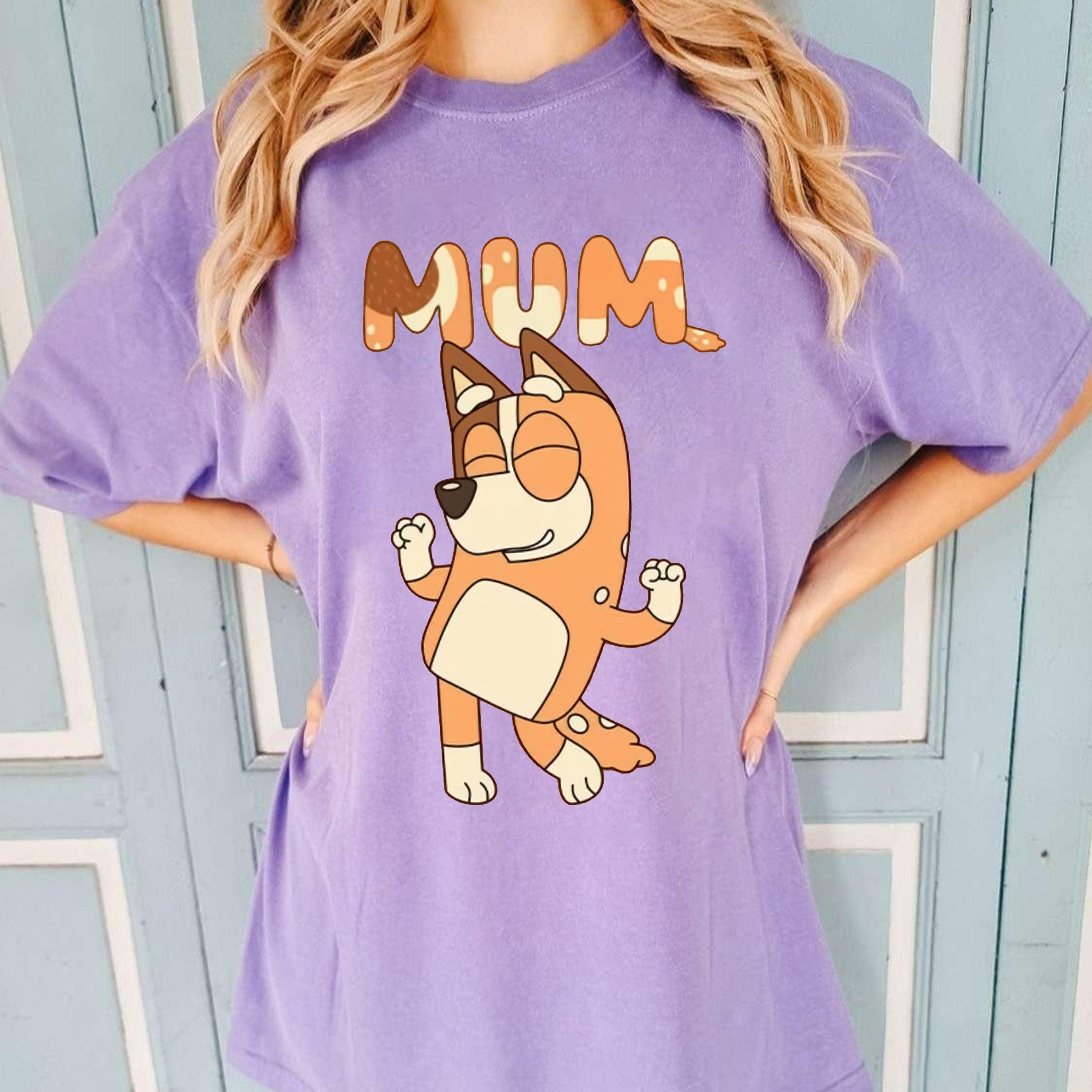 Retro Mom Bluey Shirt, Retro Chilli Heeler Shirt, Mama Shirt, Chilli Heeler Bluey Family Shirt, Mom Bluey Shirt, Mom Daily Affirmation Shirt