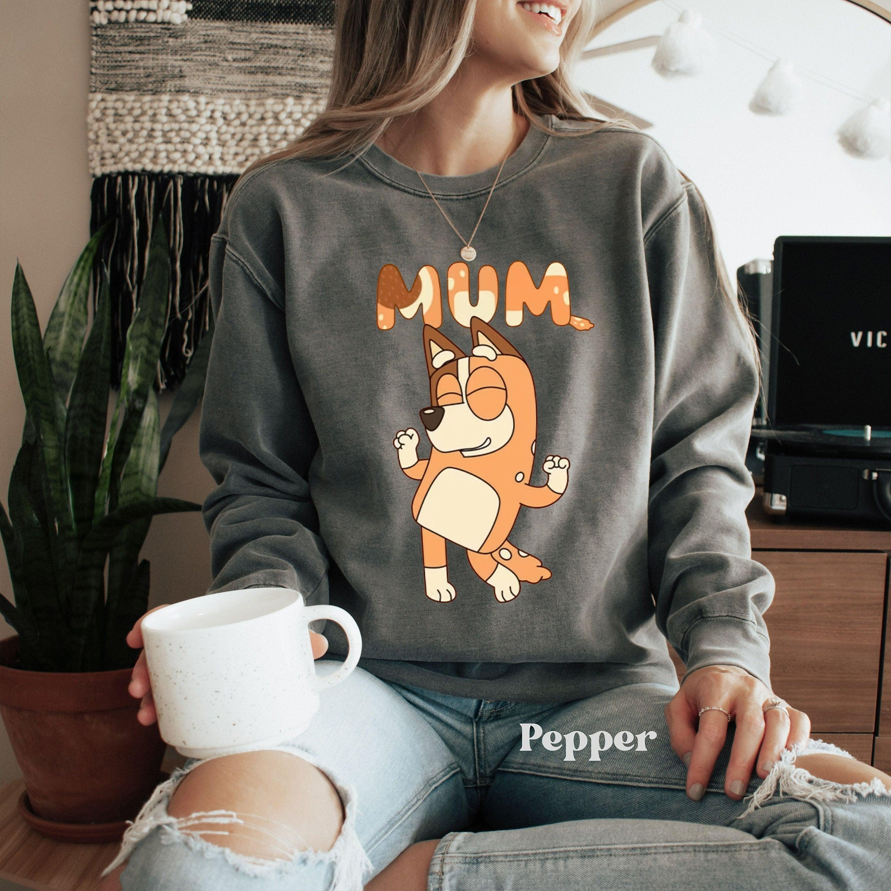 Retro Mom Bluey Shirt, Retro Chilli Heeler Shirt, Mama Shirt, Chilli Heeler Bluey Family Shirt, Mom Bluey Shirt, Mom Daily Affirmation Shirt