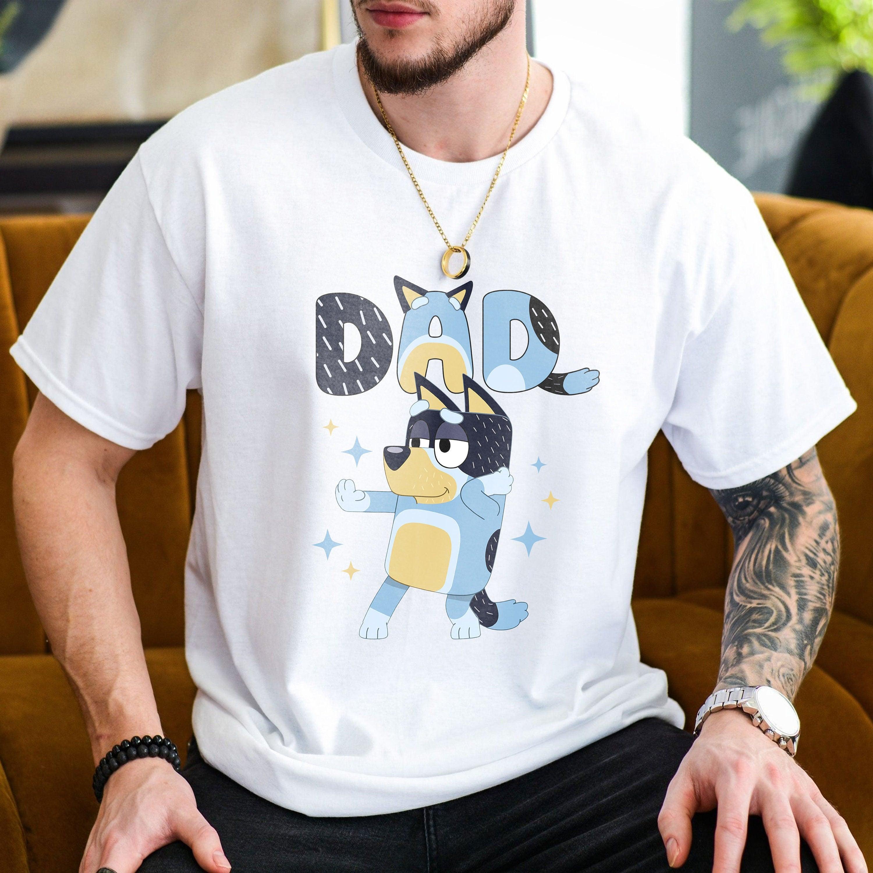Bluey Dad Shirt, Bluey Dad Tee, Cool Dad Bluey Shirt, Rad Dad Bluey, Bluey Family Shirt, Gift for Dad, Fathers Day Shirt, Fathers Day Gift